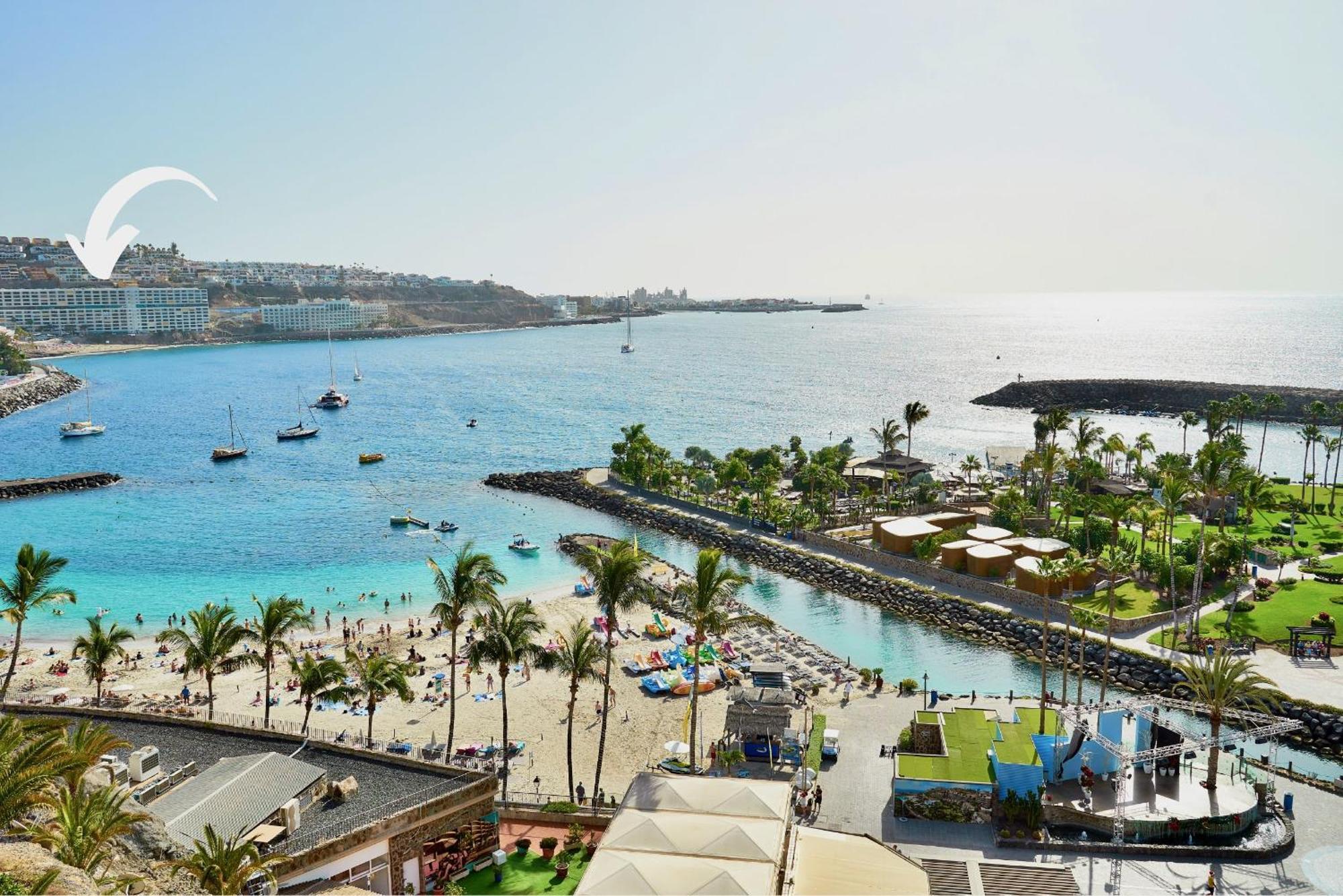 Brand New - Glass Apt - Ocean Views Patalavaca Exterior photo